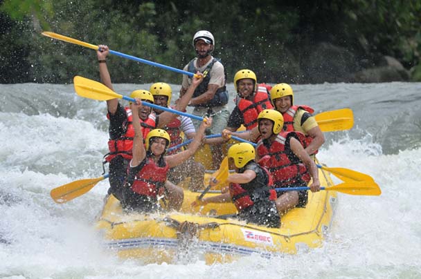 White Water Rafting at Coorg